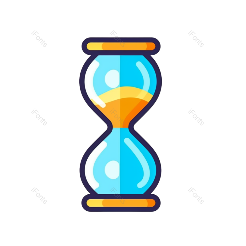 现代图片,沙漏元素,个性PNG,符号免抠素材